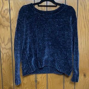 Gap Blue/Black Chenille Sweater